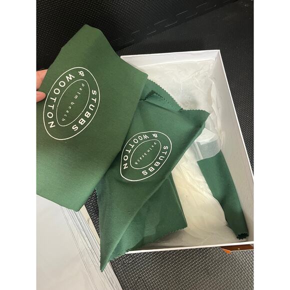 Stubbs and Wootton Palm Beach Limited Edition Black Gold Floral Loafer Size 5 - Picture 2 of 13